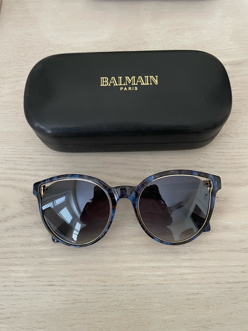 Balmain Round Cat Eye Women's Sunglasses